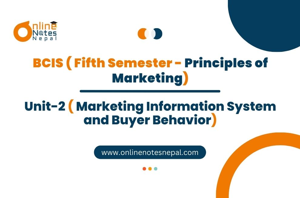 Marketing Information System and Buyer Behavior Photo
